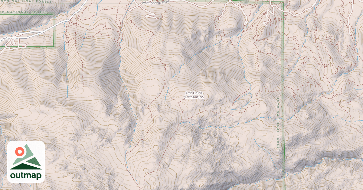 Map of Arch Drude (Left Start)