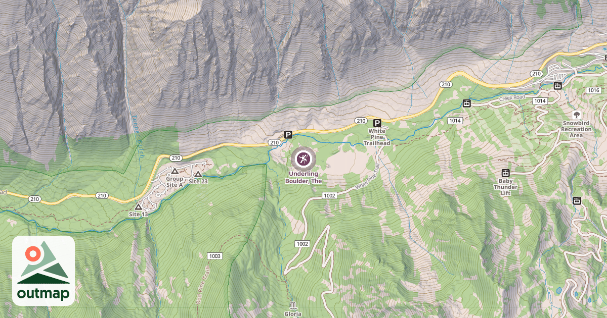 Map of Underling Boulder, The
