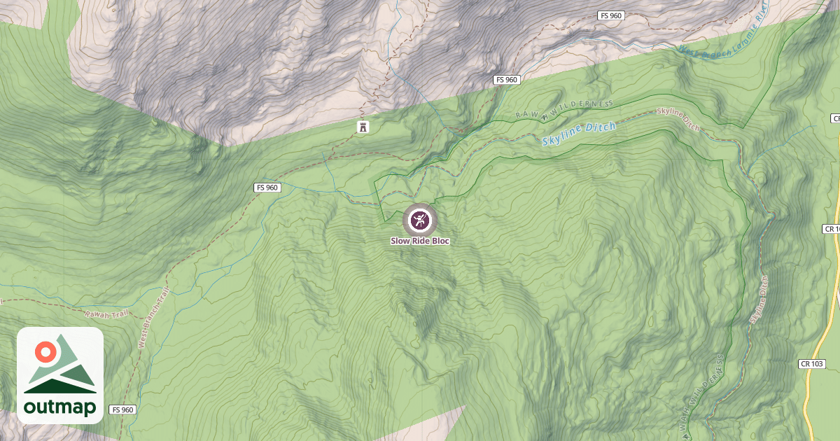 Map of Slow Ride Bloc