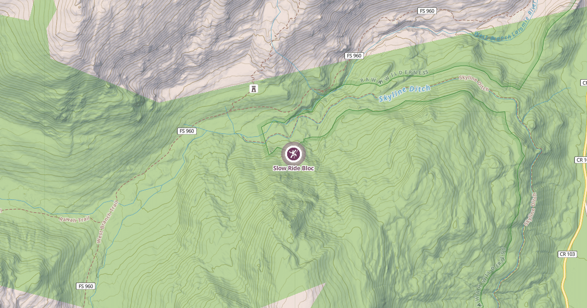 Map preview of Slow Ride Bloc