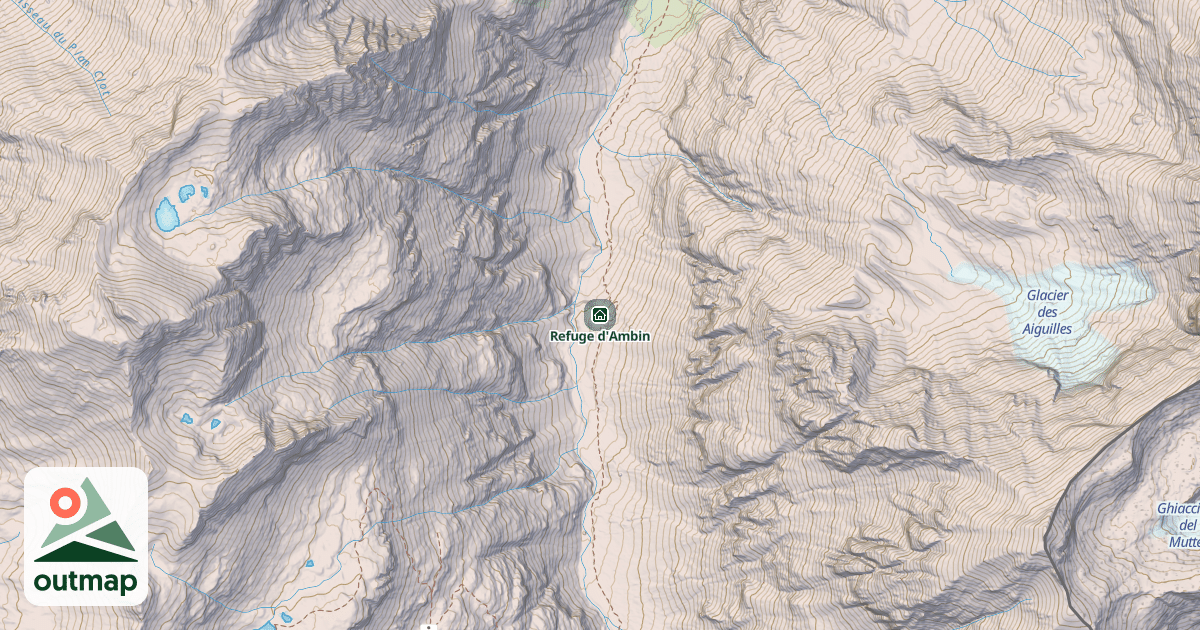 Map of Refuge d'Ambin
