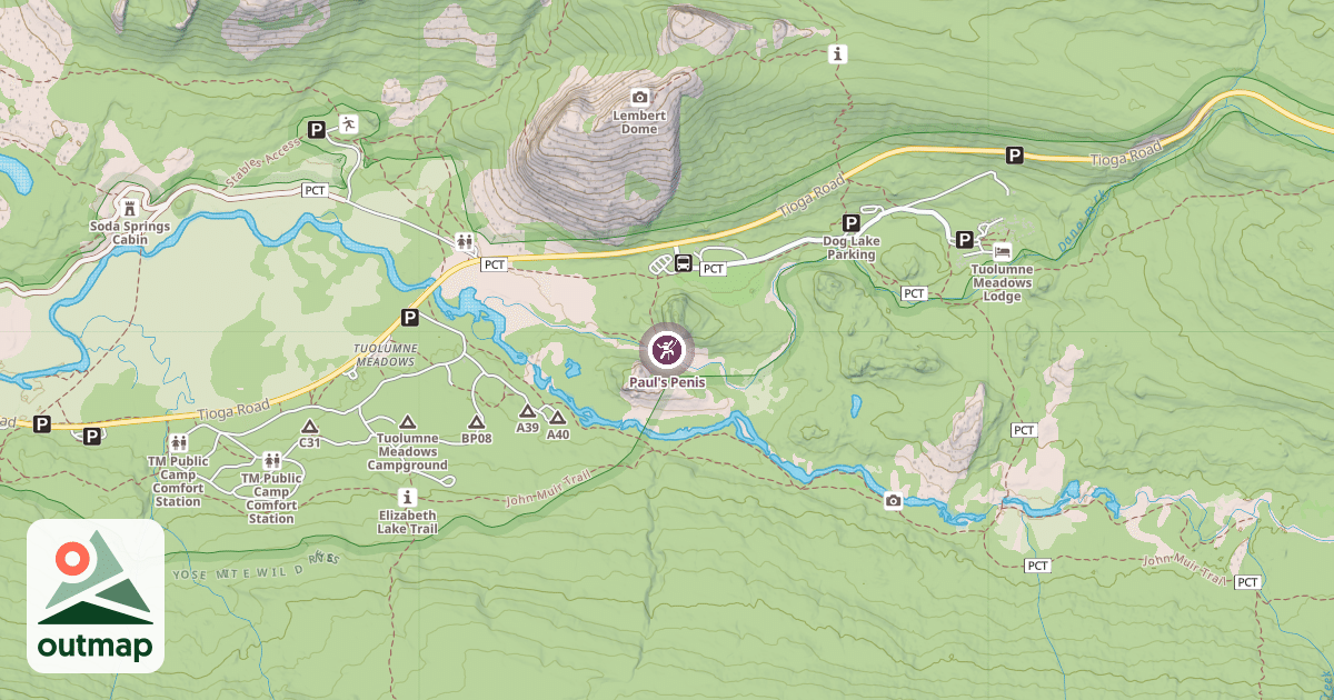 Map of Paul's Penis