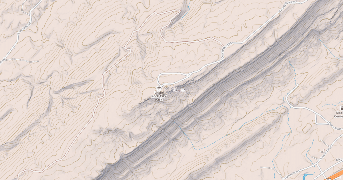 Map preview of Slug