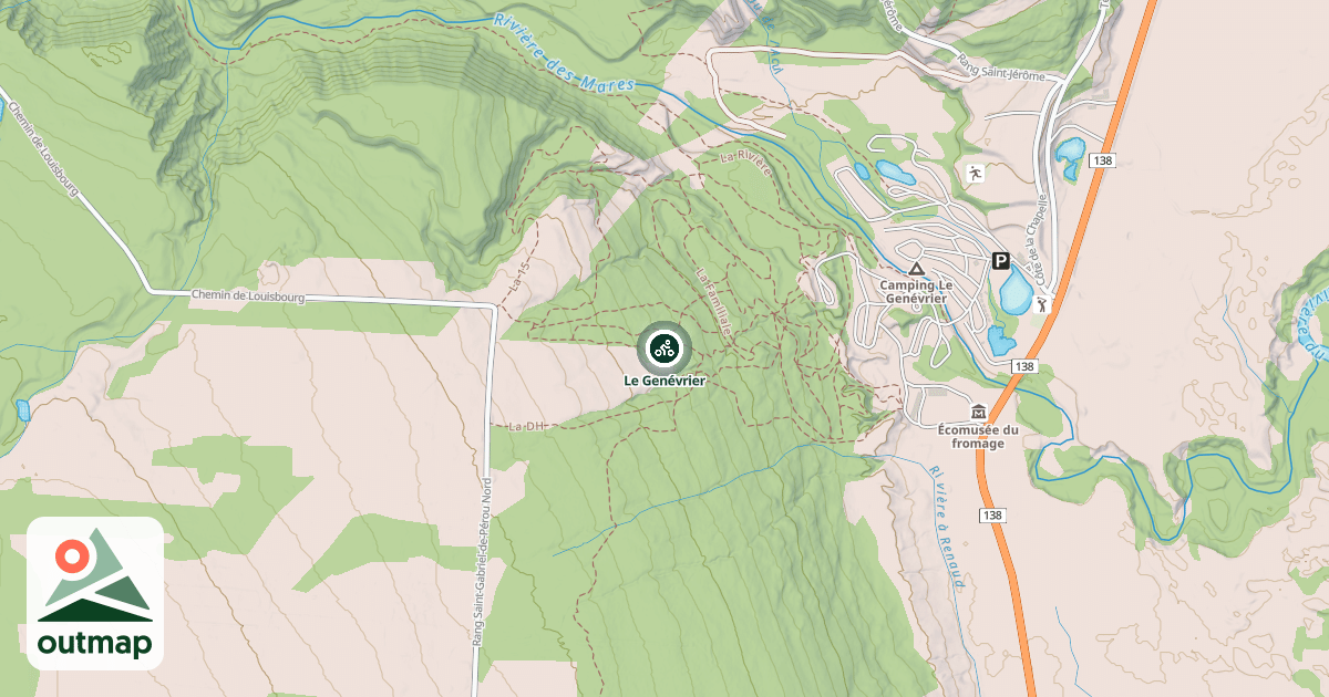 Map of Le Genévrier