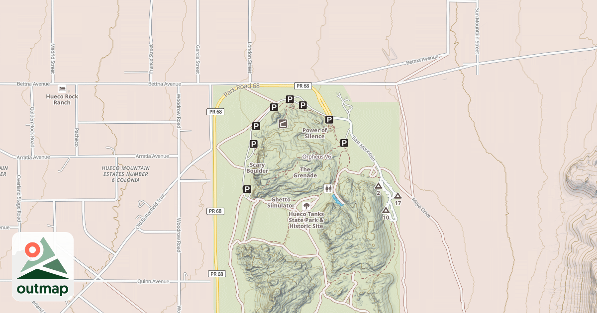 Map of Orpheus