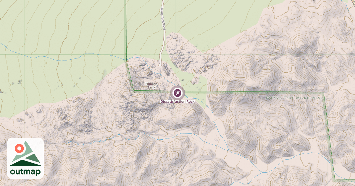 Map of Dissatisfaction Rock