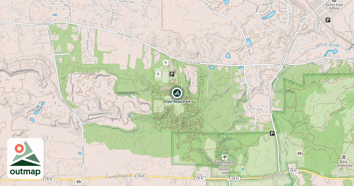 Map of Dryer Road Park