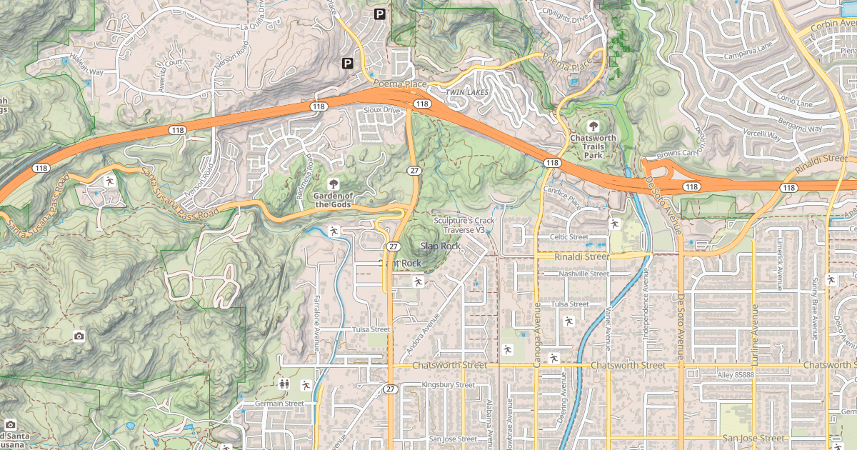 Map preview of Sculpture's Crack Traverse