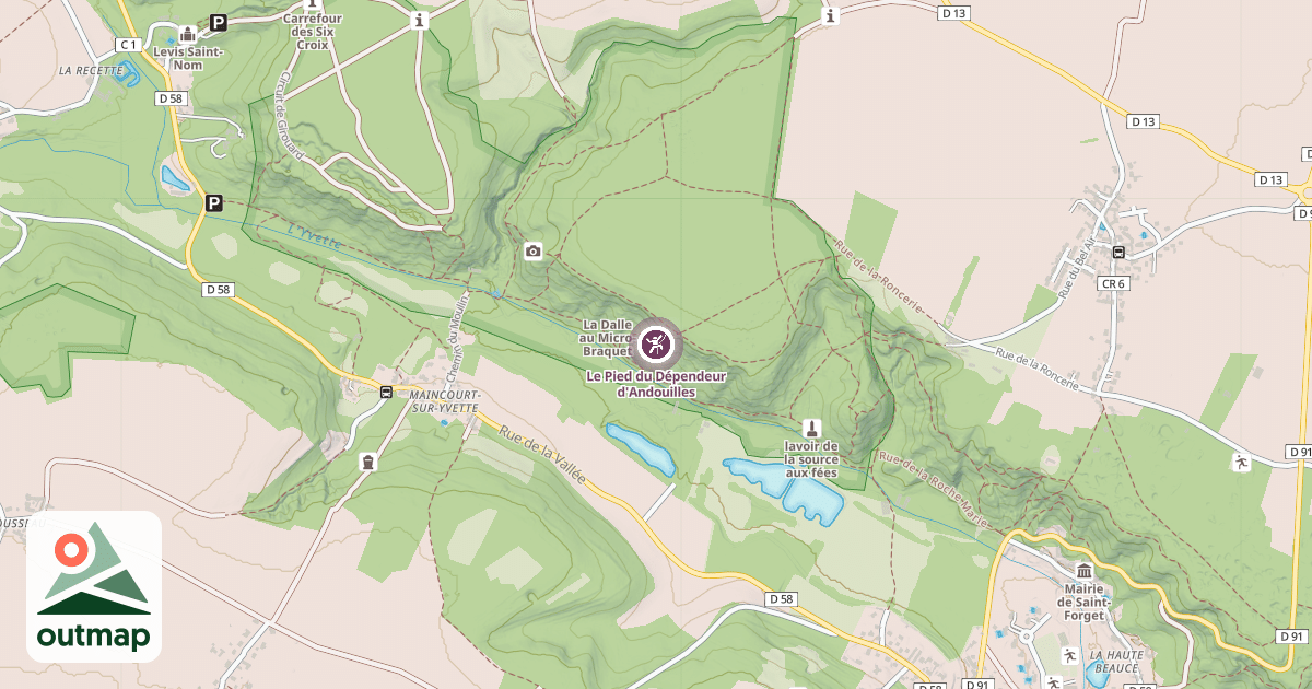 Map of Le Pied du Dépendeur d'Andouilles