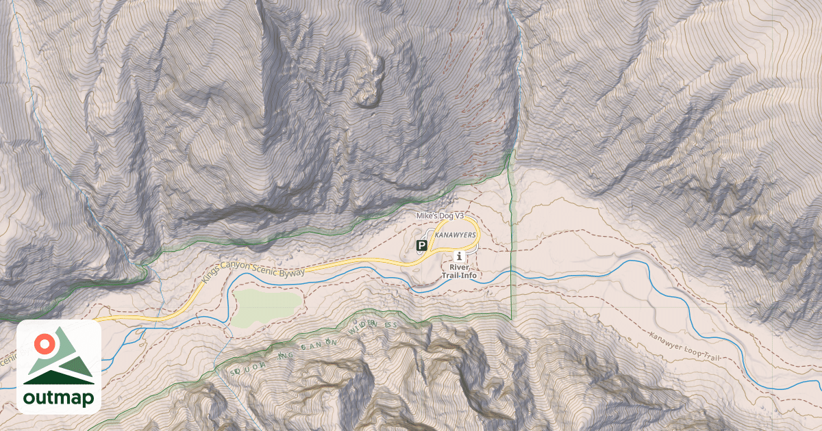 Map of Mike’s Dog