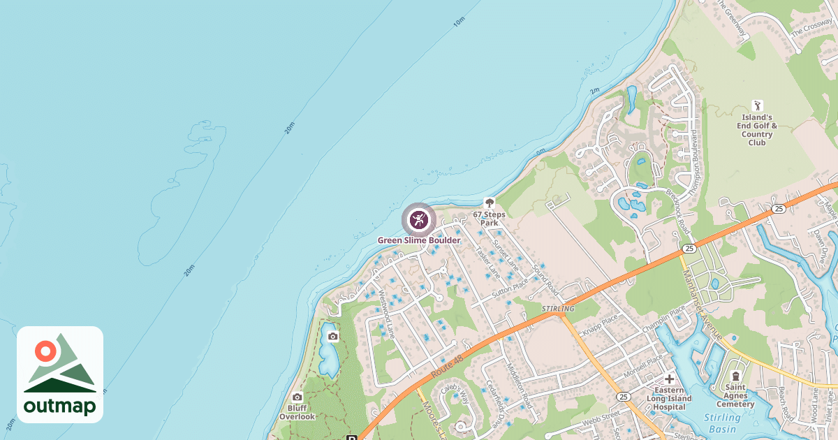 Map of Green Slime Boulder