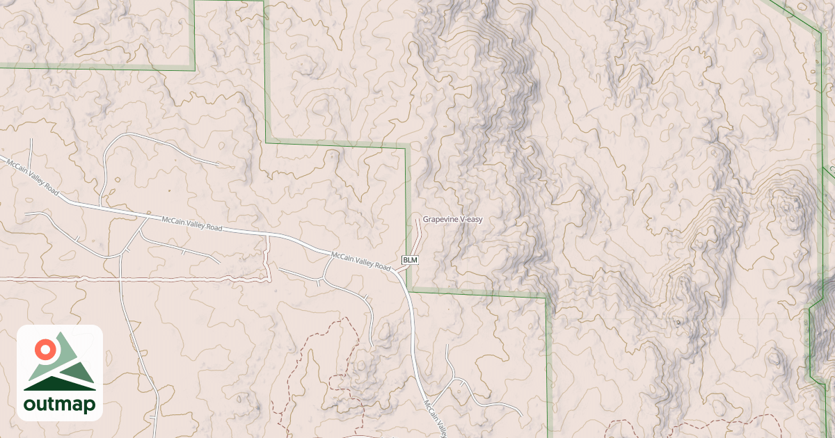 Map of Grapevine
