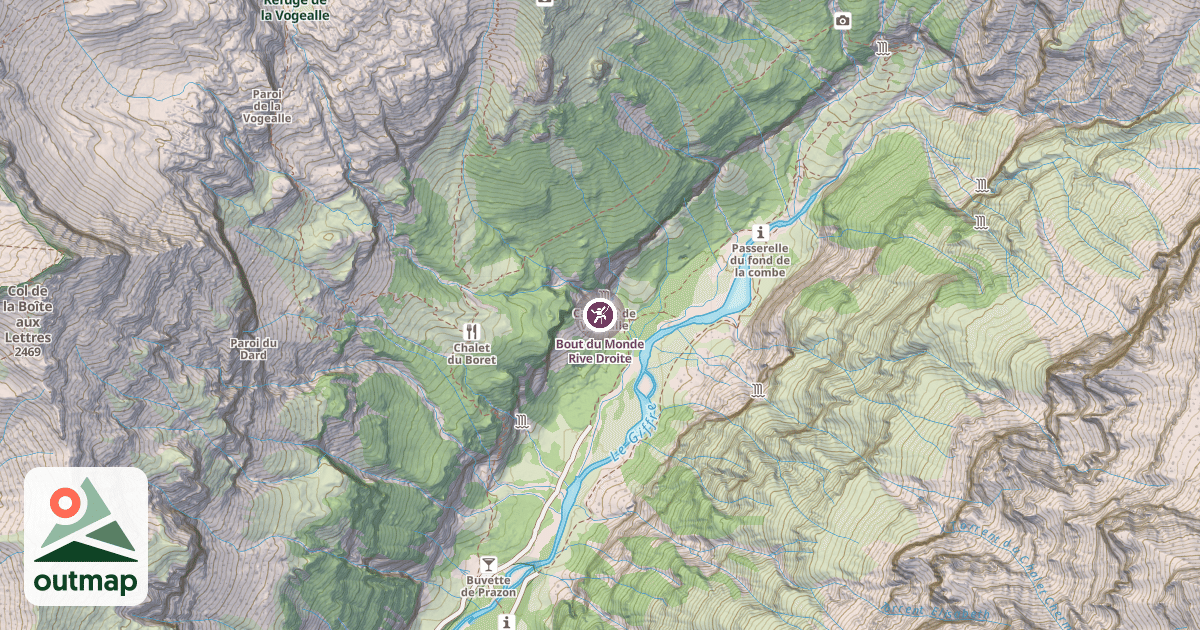 Map of Bout du Monde Rive Droite