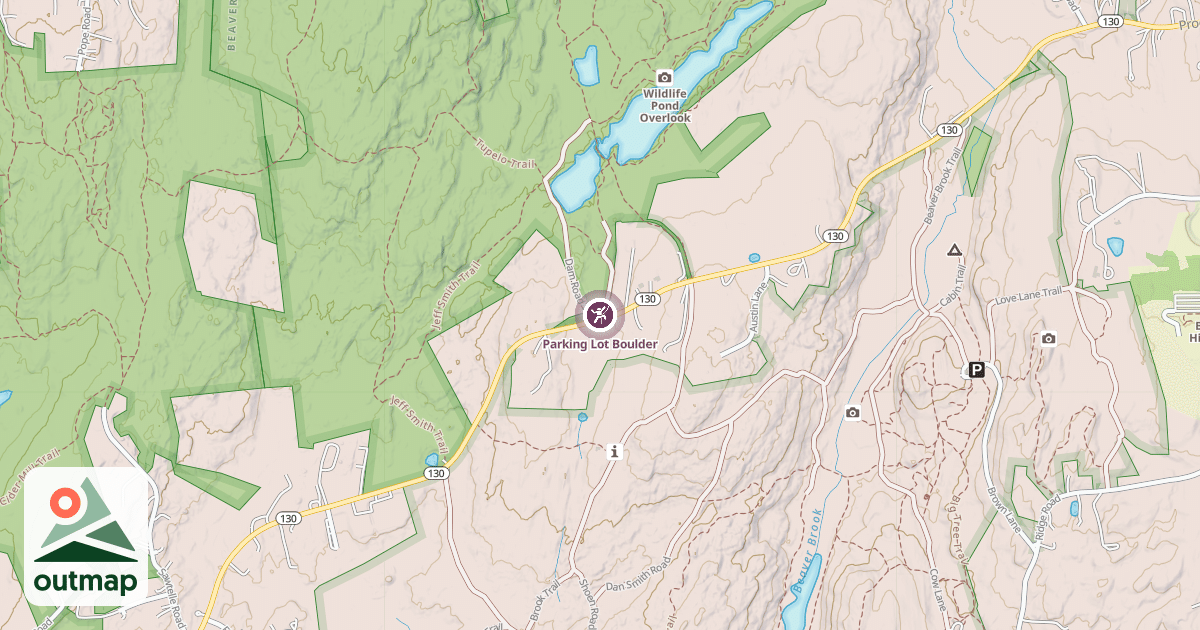 Map of Parking Lot Boulder