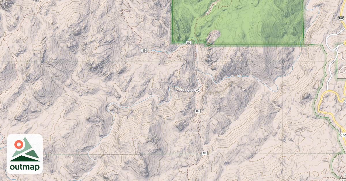 Map of Roadside Slab