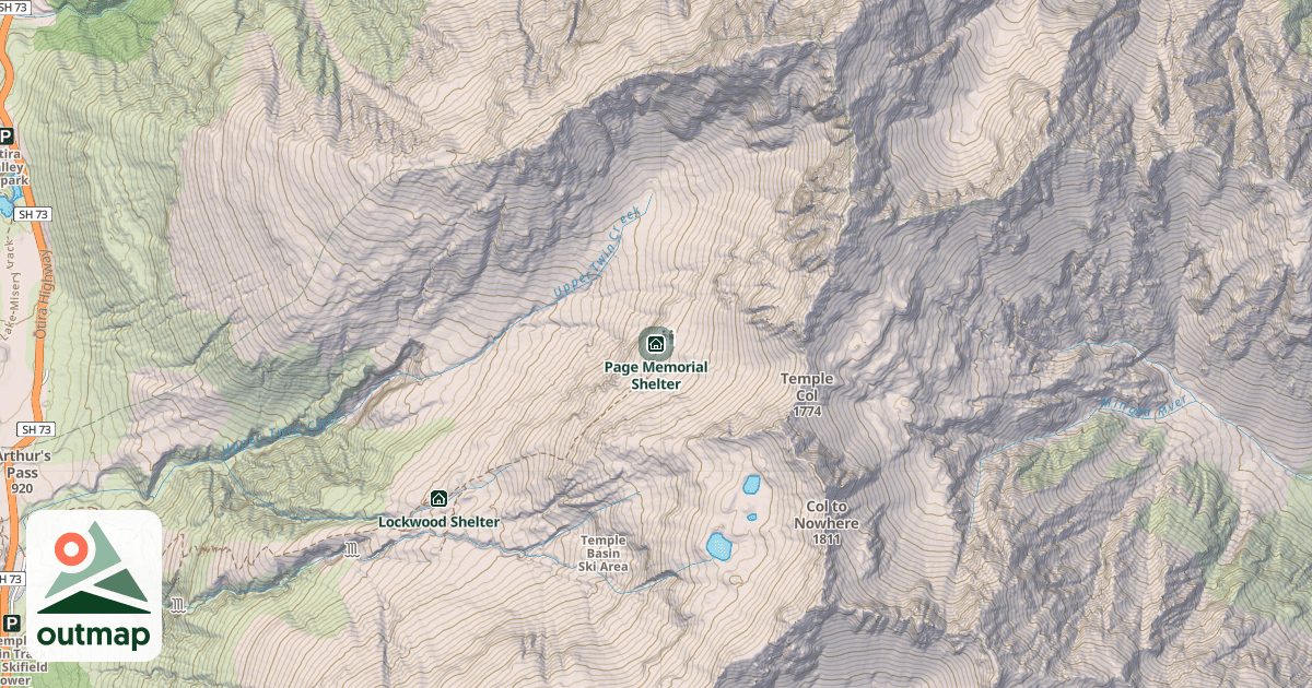 Map of Page Memorial Shelter