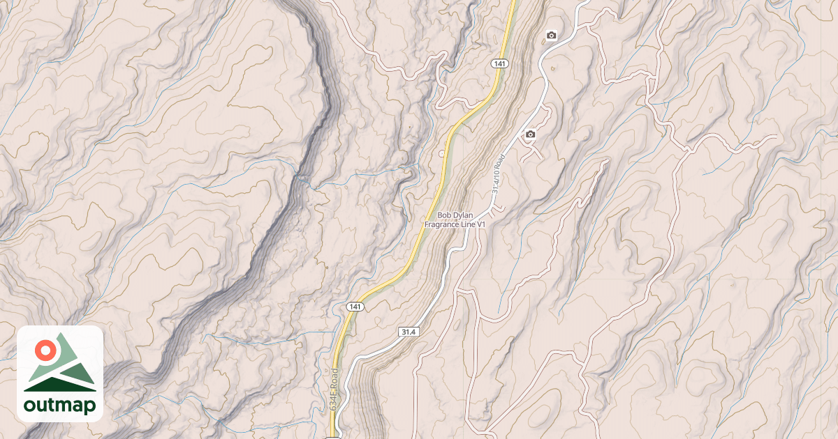 Map of Bob Dylan Fragrance Line