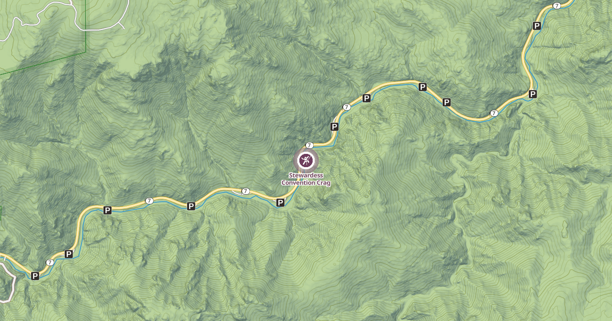 Map preview of Stewardess Convention Crag
