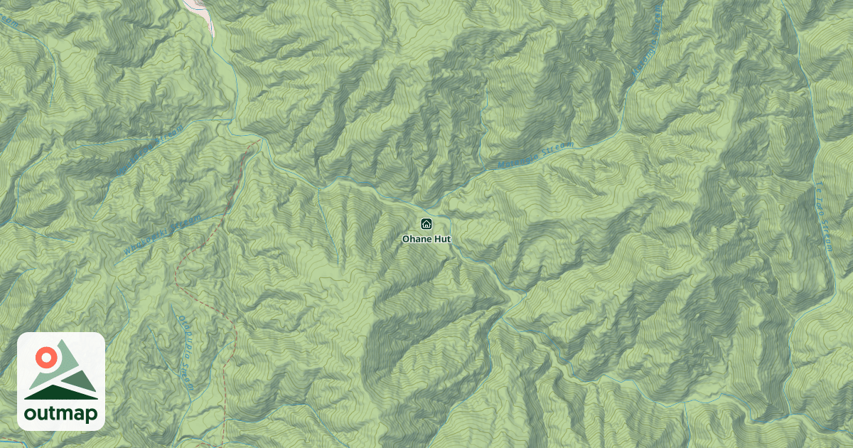Map of Ohane Hut