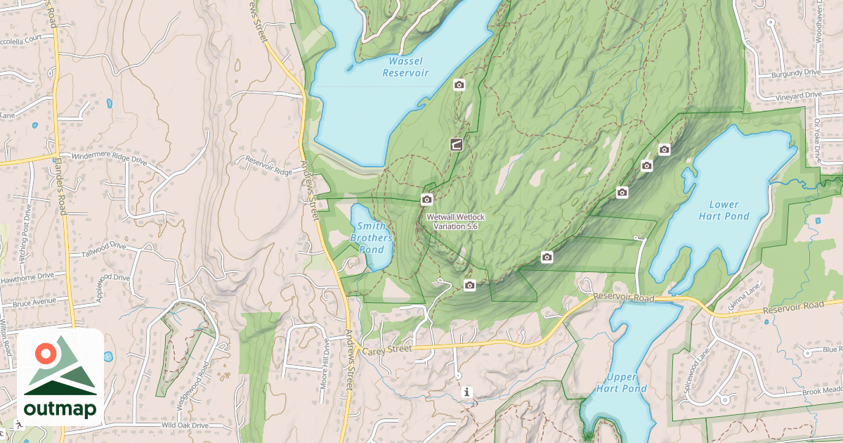 Map of Wetwall Wetlock Variation