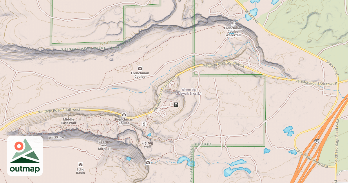 Map of Where the Sidewalk Ends