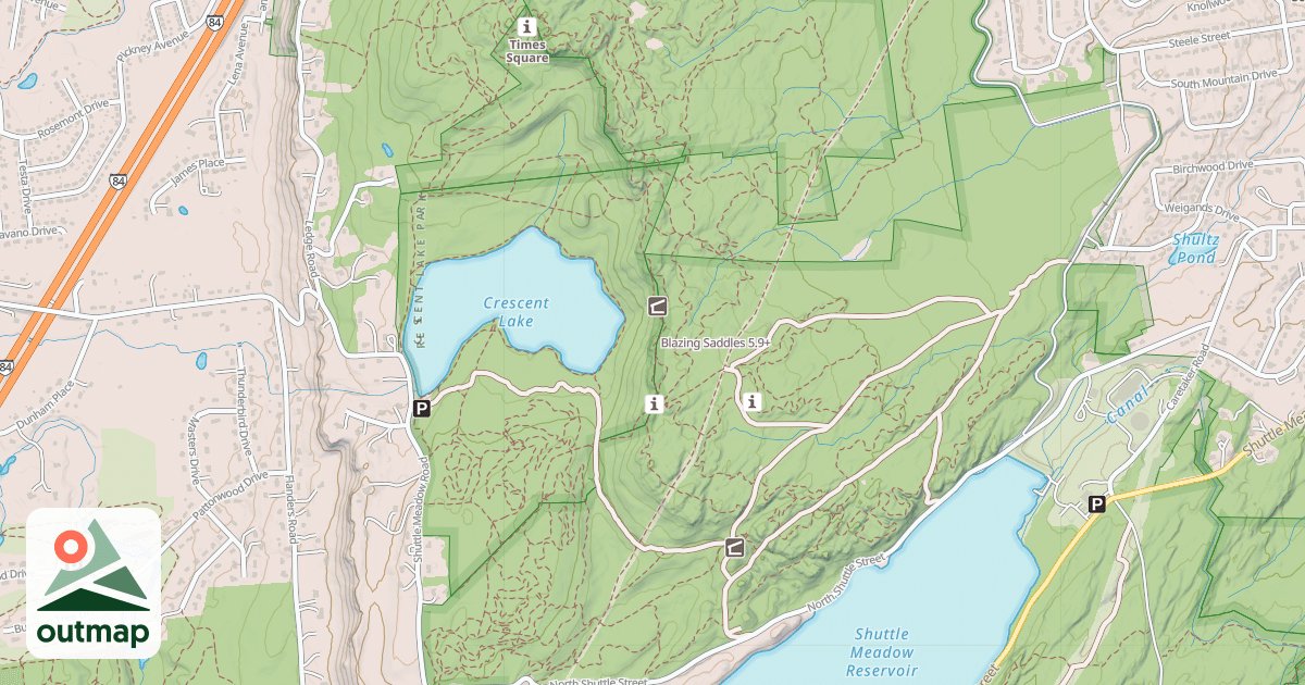 Map of Blazing Saddles