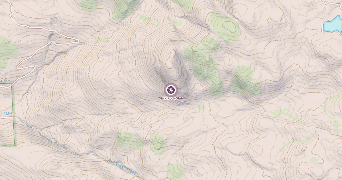 Map preview of Slick Rock Slab