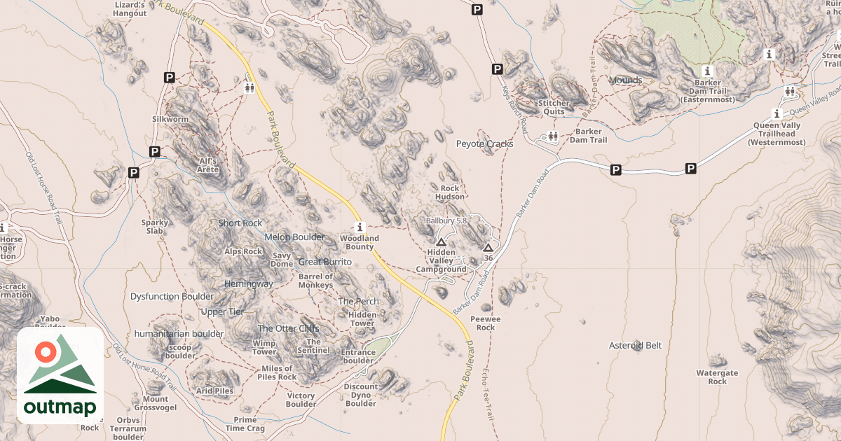 Map of Ballbury