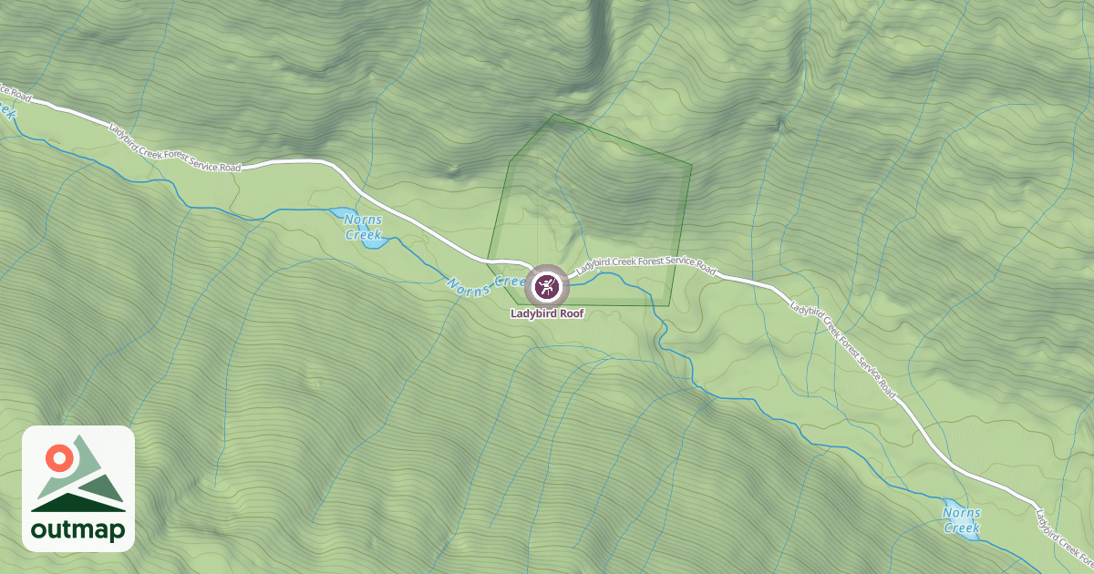 Map of Ladybird Roof