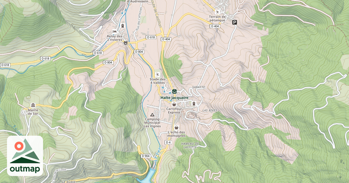 Map of Halte Jacquaire