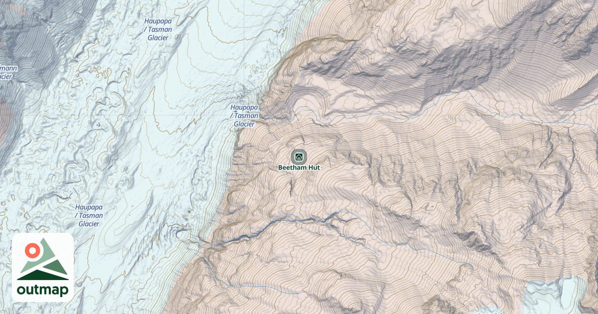 Map of Beetham Hut
