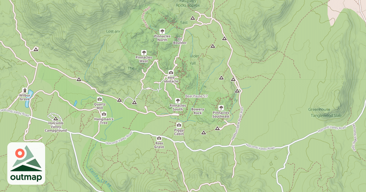 Map of Bear Pause