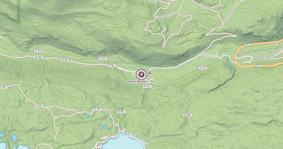 Map preview of Marty Boulder, The