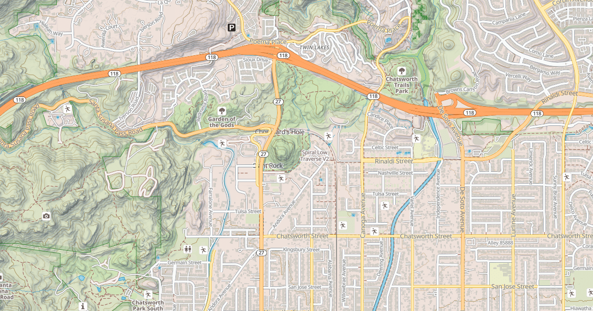 Map preview of Spiral Low Traverse