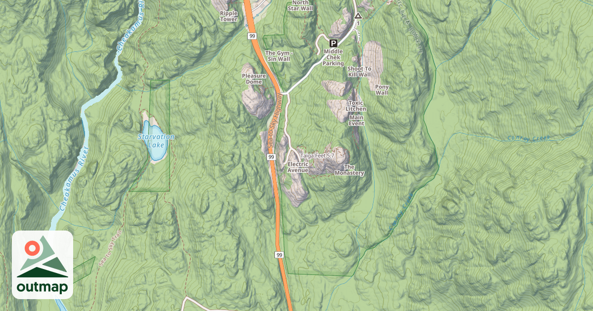 Map of Taiga Feet