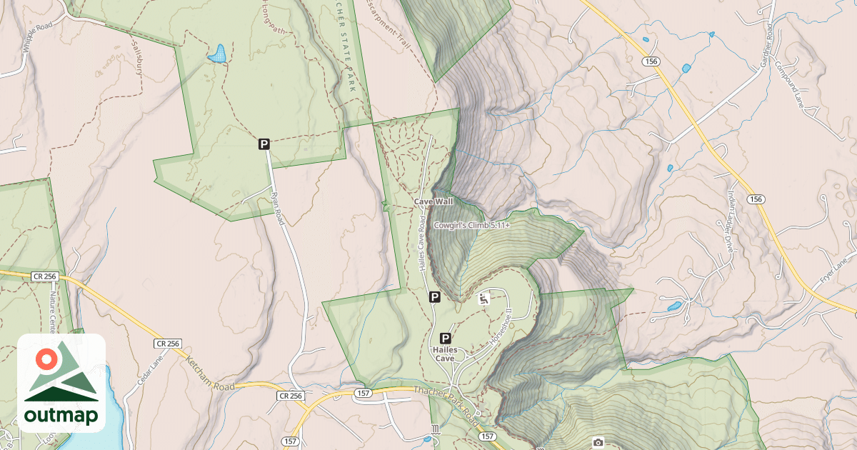 Map of Cowgirl's Climb