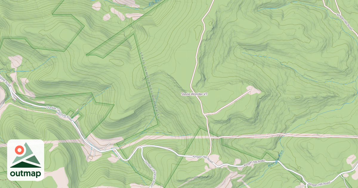Map of Stevie Wonder