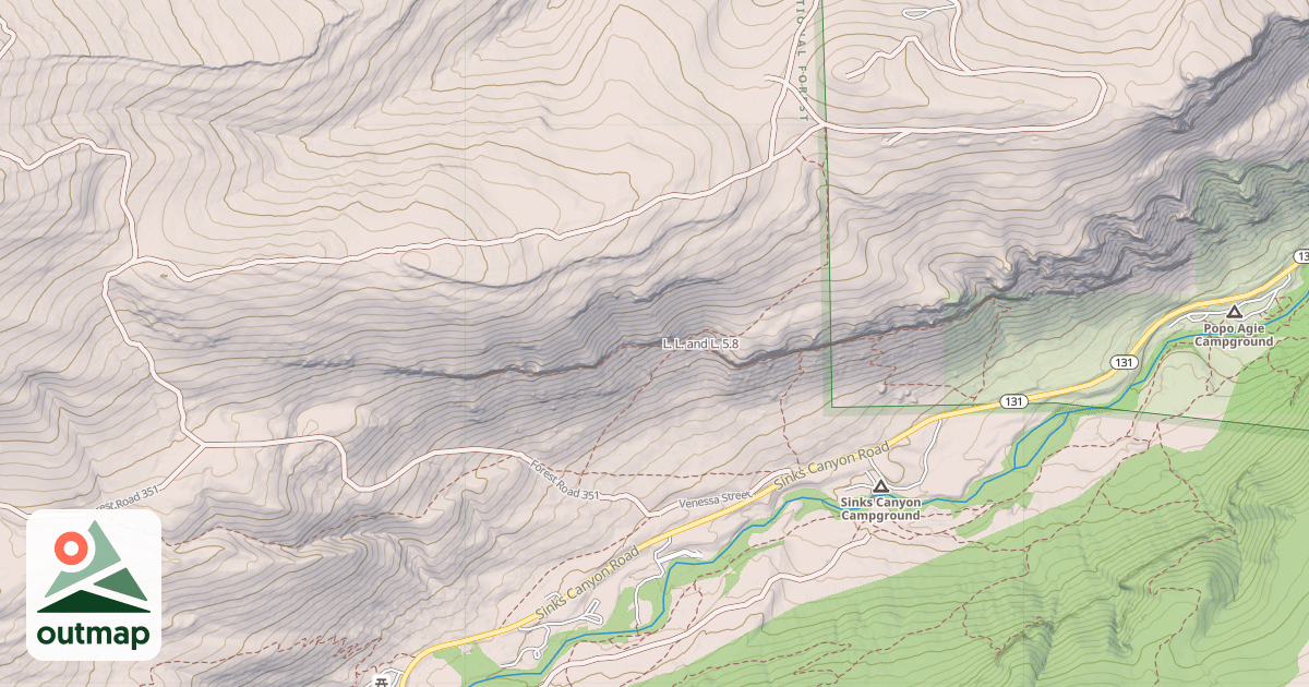 Map of L. L. and L.