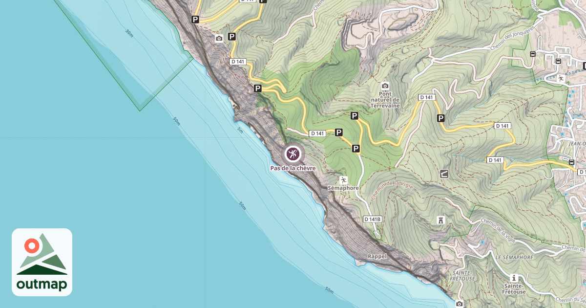 Map of Pas de la chèvre
