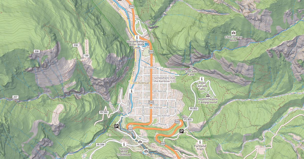 Map preview of Somewhere Over the Rainbow
