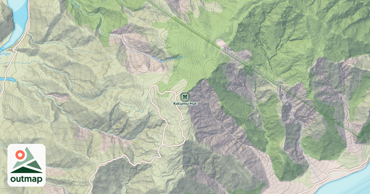 Map of Kotumu Hut