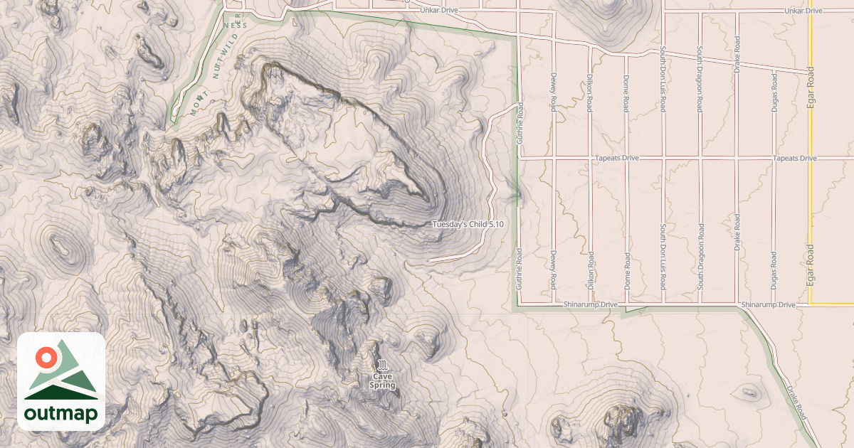 Map of Tuesday's Child