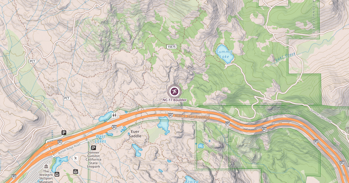 Map preview of NC-17 Boulder