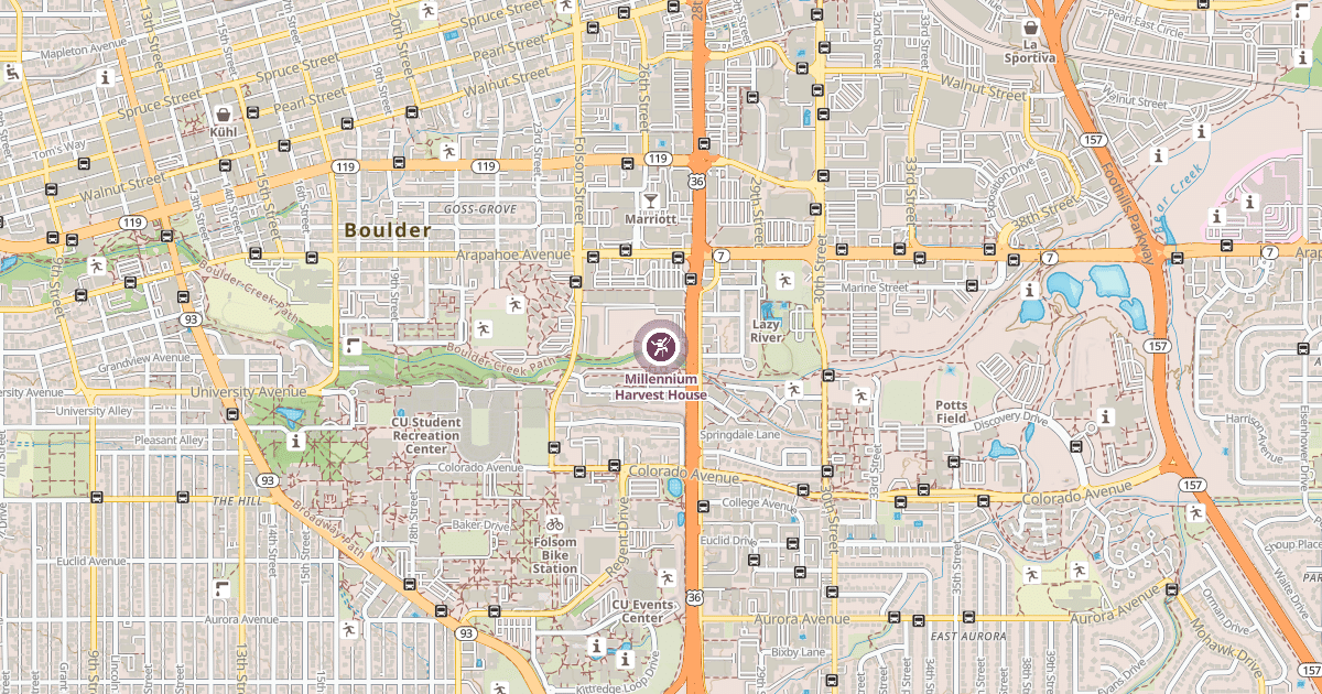 Map preview of Millennium Harvest House