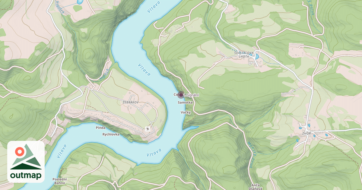 Map of 1. Signální