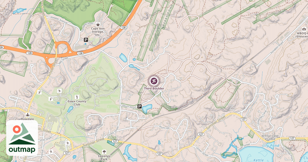 Map of Third Boulder