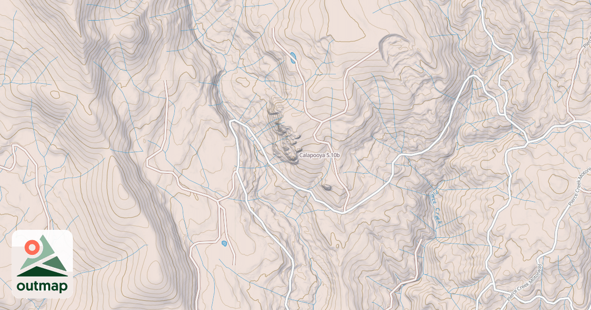Map of Calapooya