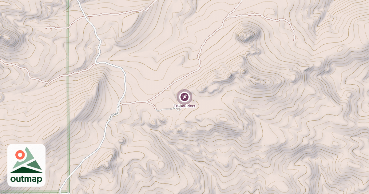 Map of Tri-Boulders