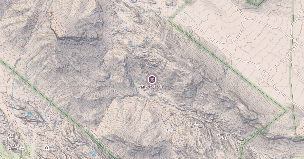 Map preview of Meyer's Cracks