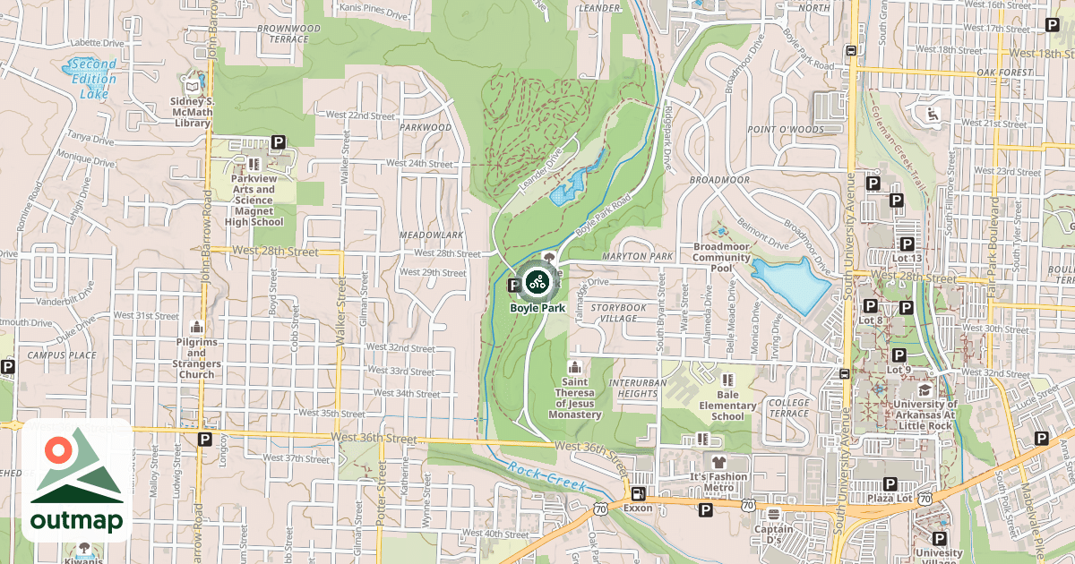 Map of Boyle Park